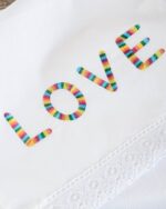 Σετ σεντόνια Κούνιας 3 τμχ 100x160 Love Rythmos - Image 2