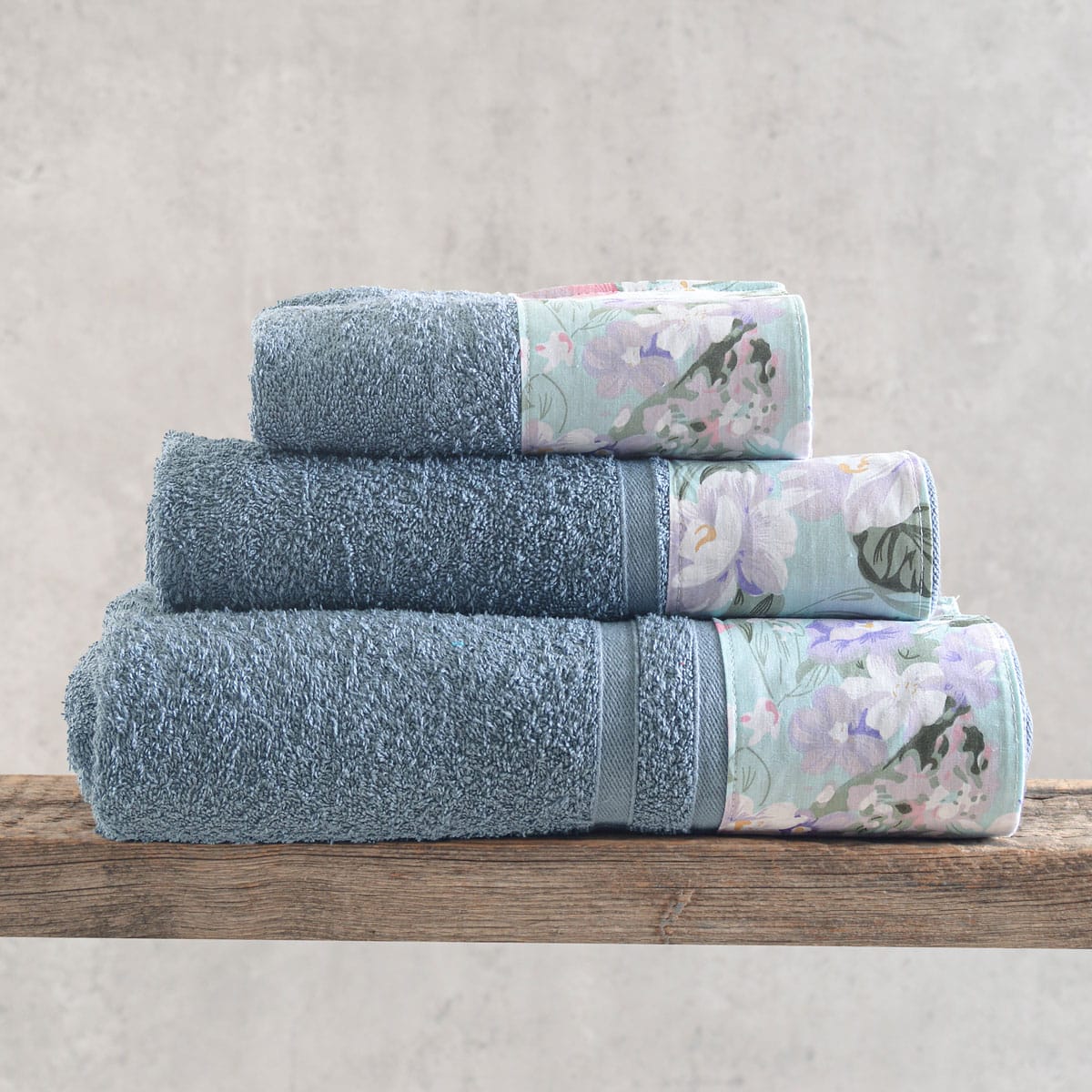 margo_towel_set3pcs2 Σετ Πετσέτες 3τεμ 100% Βαμβάκι Margo Μπλέ Rythmos - Image 1
