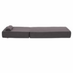 ΜΑΞΙΛΑΡΙ ΞΑΠΛΩΣΤΡΑΣ KIHEI HM21094.03 OLEFIN ΣΚΟΥΡΟ ΓΚΡΙ ΜΕ FOAM 198x70x20Υεκ - Image 4