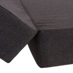 ΜΑΞΙΛΑΡΙ ΞΑΠΛΩΣΤΡΑΣ KIHEI HM21094.03 OLEFIN ΣΚΟΥΡΟ ΓΚΡΙ ΜΕ FOAM 198x70x20Υεκ - Image 7