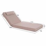 ΜΑΞΙΛΑΡΙ ΞΑΠΛΩΣΤΡΑΣ ΑΚΙΝΟ HM21095.01 OLEFIN ΜΠΕΖ ΜΕ FOAM 190x70x10Υεκ - Image 2
