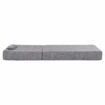 ΜΑΞΙΛΑΡΙ ΞΑΠΛΩΣΤΡΑΣ TEXTILENE SIFNOS ΓΚΡΙ HM11761.10 200(120+80)x70x20Yεκ. - Image 5