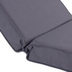 ΜΑΞΙΛΑΡΙ ΞΑΠΛΩΣΤΡΑΣ TEXTILENE 600gr/m2 SIFNOS ΓΚΡΙ HM11237.30T 194x70x11Yεκ. - Image 5