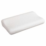 ΜΑΞΙΛΑΡΙ ΥΠΝΟΥ BEZEL HM673 MEMORY FOAM-ΛΕΥΚΟ ΥΦΑΣΜΑ 55x32Υεκ - Image 5