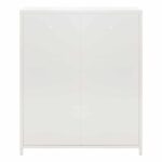 ΜΕΤΑΛΛΙΚΟ ΝΤΟΥΛΑΠΙ ΒΙΤΡΙΝΑ CARIL HM9571.02 ΛΕΥΚΟ 80x37-40x102Yεκ. - Image 6
