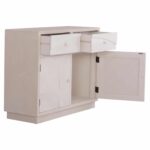 ΜΠΟΥΦΕΣ ΣΕΙΡΑ SANTORINI HM18046 MDF ΣΕ ΥΠΟΛΕΥΚΟ ΧΡΩΜΑ-2 ΣΥΡΤΑΡΙΑ & 2 ΠΟΡΤΕΣ 107x38x82,5Υεκ. - Image 9
