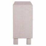 ΜΠΟΥΦΕΣ ΣΕΙΡΑ SANTORINI HM18048 MDF ΣΕ ΥΠΟΛΕΥΚΟ ΧΡΩΜΑ-3 ΣΥΡΤΑΡΙΑ & 2 ΠΟΡΤΕΣ 120x38x80Υεκ. - Image 4