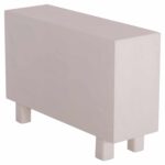 ΜΠΟΥΦΕΣ ΣΕΙΡΑ SANTORINI HM18048 MDF ΣΕ ΥΠΟΛΕΥΚΟ ΧΡΩΜΑ-3 ΣΥΡΤΑΡΙΑ & 2 ΠΟΡΤΕΣ 120x38x80Υεκ. - Image 5