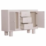 ΜΠΟΥΦΕΣ ΣΕΙΡΑ SANTORINI HM18048 MDF ΣΕ ΥΠΟΛΕΥΚΟ ΧΡΩΜΑ-3 ΣΥΡΤΑΡΙΑ & 2 ΠΟΡΤΕΣ 120x38x80Υεκ. - Image 7