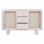 ΜΠΟΥΦΕΣ ΣΕΙΡΑ SANTORINI HM18048 MDF ΣΕ ΥΠΟΛΕΥΚΟ ΧΡΩΜΑ-3 ΣΥΡΤΑΡΙΑ & 2 ΠΟΡΤΕΣ 120x38x80Υεκ. - Image 8