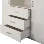 ΜΠΟΥΦΕΣ ΜΕ 2 ΝΤΟΥΛΑΠΙΑ Κ 3 ΣΥΡΤΑΡΙΑ ADLER ΛΕΥΚΟΣ HM2430.03 120X45X85Y εκ. - Image 8