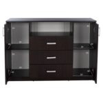 ΜΠΟΥΦΕΣ ΜΕ 2 ΝΤΟΥΛΑΠΙΑ Κ 3 ΣΥΡΤΑΡΙΑ ADLER WENGE HM2430.02 120X45X85Y εκ. - Image 4
