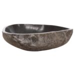 ΝΙΠΤΗΡΑΣ STONE SINK ΛΑΞΕΥΜΕΝΗ ΠΕΤΡΑ ΓΚΡΙ ΑΠΟΧΡΩΣΗ HM4193 55x44x16Υ εκ. - Image 3
