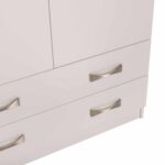 ΝΤΟΥΛΑΠΑ 3ΦΥΛΛΗ CARLY HM384.05 ΜΕ ΔΥΟ ΣΥΡΤΑΡΙΑ ΛΕΥΚΗ 150X55Χ180Υεκ. - Image 5