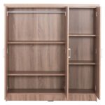 ΝΤΟΥΛΑΠΑ 3ΦΥΛΛΗ ΜΕ ΡΑΦΙΑ FUENTO HM2482.01 SONAMA OAK ΜΕΛΑΜΙΝΗ 120-116x40x123,5Υεκ. - Image 5