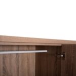 ΝΤΟΥΛΑΠΑ 3ΦΥΛΛΗ ΜΕ ΡΑΦΙΑ FUENTO HM2482.01 SONAMA OAK ΜΕΛΑΜΙΝΗ 120-116x40x123,5Υεκ. - Image 7