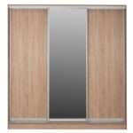 ΝΤΟΥΛΑΠΑ 3ΦΥΛΛΗ ΣΥΡΟΜΕΝΗ ΜΕ ΚΑΘΡΕΠΤΗ SONAMA OAK HM2435  200X60X210Υεκ - Image 3