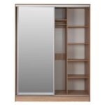 ΝΤΟΥΛΑΠΑ ΔΙΦΥΛΛΗ ΣΥΡΟΜΕΝΗ ΜΕ ΚΑΘΡΕΠΤΗ SONAMA HM2434 160x60x210 εκ. - Image 5
