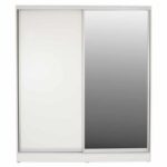 ΝΤΟΥΛΑΠΑ ΣΥΡΟΜΕΝΗ ADLER ΜΕΛΑΜΙΝΗΣ 120x60x220Yεκ. ΔΙΦΥΛΛΗ ΛΕΥΚΗ ΜΕ ΚΑΘΡΕΠΤΗ HM2460.03 - Image 3