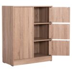 ΝΤΟΥΛΑΠΙ ΜΕ 4 ΑΠΟΘ.ΧΩΡΟΥΣ MATIN HM2479.02 SONAMA OAK ΜΕΛΑΜΙΝΗ 80x39,5x99,5Υεκ. - Image 7