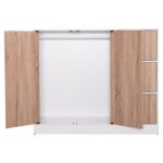 ΝΤΟΥΛΑΠΙ ΜΕ 4 ΑΠΟΘ.ΧΩΡΟΥΣ MATIN HM2480.01 SONAMA OAK-ΛΕΥΚΗ ΜΕΛΑΜΙΝΗ 117x39,5x99,5Υεκ - Image 6