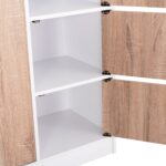 ΝΤΟΥΛΑΠΙ ΜΕ 4 ΑΠΟΘ.ΧΩΡΟΥΣ MATIN HM2480.01 SONAMA OAK-ΛΕΥΚΗ ΜΕΛΑΜΙΝΗ 117x39,5x99,5Υεκ - Image 7
