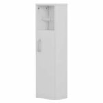 ΝΤΟΥΛΑΠΙ ΜΠΑΝΙΟΥ DAMIEN HM9025.12 ΜΕΛΑΜΙΝΗ ΛΕΥΚΗ 20x13x70Yεκ. - Image 4