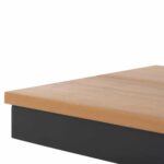 ΠΑΓΚΑΚΙ ΑΛΟΥΜΙΝΙΟΥ TAWNEE HM6040.01 ΑΝΘΡΑΚΙ-POLYWOOD ΚΑΘΙΣΜΑ ΦΥΣΙΚΟ 220x36x44,5Υεκ. - Image 8