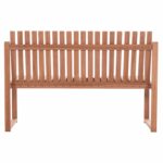 ΠΑΓΚΑΚΙ ΚΗΠΟΥ 2ΘΕΣΙΟ VED HM18124 ΞΥΛΟ TEAK--ΦΥΣΙΚΟ ΧΡΩΜΑ 130x60x86Υεκ. - Image 6