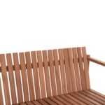 ΠΑΓΚΑΚΙ ΚΗΠΟΥ 2ΘΕΣΙΟ VED HM18124 ΞΥΛΟ TEAK--ΦΥΣΙΚΟ ΧΡΩΜΑ 130x60x86Υεκ. - Image 7