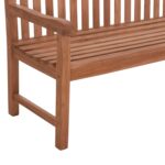 ΠΑΓΚΑΚΙ ΚΗΠΟΥ 3ΘΕΣΙΟ ELENA HM18125 ΞΥΛΟ TEAK--ΦΥΣΙΚΟ 150x61x95Υεκ. - Image 9