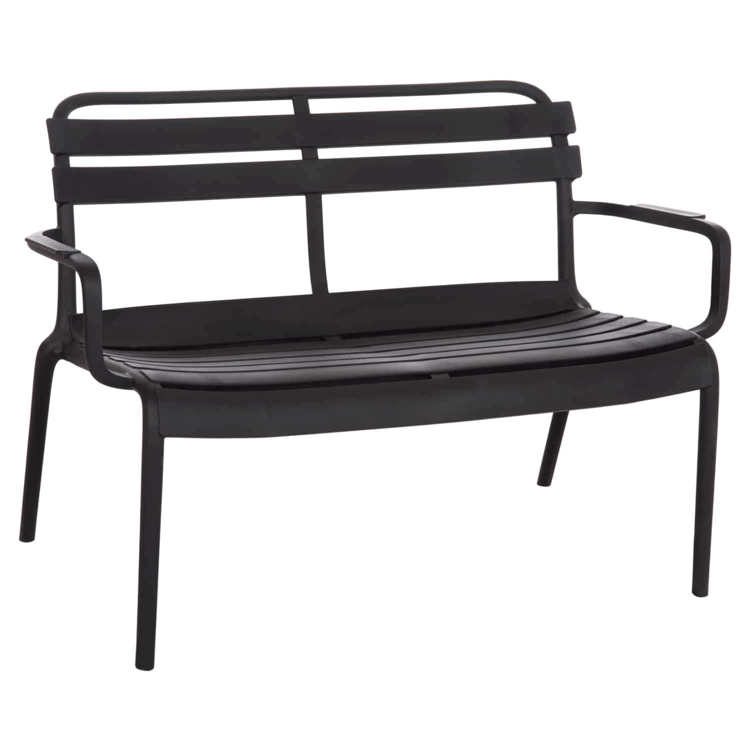 pagkaki-polypropylenioy-2thesio-fb963320 ΠΑΓΚΑΚΙ ΠΟΛΥΠΡΟΠΥΛΕΝΙΟΥ 2ΘΕΣΙΟ KORVER HM6332.02 ΜΑΥΡΟ 113x65x76Υεκ. - Image 1
