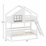 ΠΑΙΔΙΚH ΚΟΥΚΕΤΑ ΣΠΙΤΑΚΙ τ.MONTESSORI COMBO HM707.03 τ.MONTESSORI ΞΥΛΟ ΠΕΥΚΟΥ ΛΕΥΚΟ-90x190εκ - Image 3
