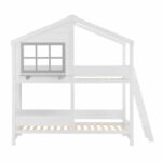 ΠΑΙΔΙΚH ΚΟΥΚΕΤΑ ΣΠΙΤΑΚΙ τ.MONTESSORI COMBO HM707.03 τ.MONTESSORI ΞΥΛΟ ΠΕΥΚΟΥ ΛΕΥΚΟ-90x190εκ - Image 4