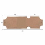 ΠΑΝΙ TEXTILENE 600gr/m2 2X1 ΑΝΤΑΛΛΑΚΤΙΚΟ ΞΑΠΛΩΣΤΡΑΣ HM5072.70 ΜΠΕΖ - Image 2