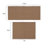 ΠΑΝΙ TEXTILENE ΑΝΤΑΛΛΑΚΤΙΚΟ ΞΑΠΛΩΣΤΡΑΣ CRETA MOKA HM5887.04 - Image 2