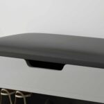 ΠΑΠΟΥΤΣΟΘΗΚΗ ΜΕ ΚΑΘΙΣΜΑ ROMIR HM2477.05 ΜΕΛΑΜΙΝΗ ΓΚΡΙ-ΚΑΘΙΣΜΑ PU ΑΝΘΡΑΚΙ 60x30x44Υ - Image 8