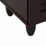 ΠΑΠΟΥΤΣΟΘΗΚΗ-ΝΤΟΥΛΑΠΑ PROLLY HM9609.01 ΜΕΛΑΜΙΝΗ WENGE-3ΠΟΡΤΕΣ-4ΡΑΦΙΑ 87x32x88Υεκ. - Image 7