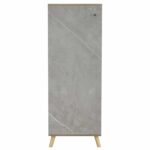 ΠΑΠΟΥΤΣΟΘΗΚΗ-ΝΤΟΥΛΑΠΙ ALVARO HM8954.11 ΜΕΛΑΜΙΝΗ SONAMA-STONE TEXTURE 50Χ38Χ135Yεκ. - Image 4
