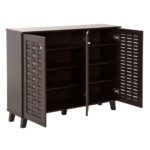ΠΑΠΟΥΤΣΟΘΗΚΗ-ΝΤΟΥΛΑΠΙ PRODY HM9610.01 ΜΕΛΑΜΙΝΗ WENGE 3 ΠΟΡΤΕΣ 115x34x89Υεκ. - Image 4