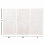 ΠΙΝΑΚΑΣ 3-ΠΤΥΧΟΣ WORLD MAP SANTORINI HM4504 MDF ΣΕ ΥΠΟΛΕΥΚΟ ΧΡΩΜΑ 180x4(πάχος)x120Υεκ. - Image 2