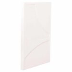 ΠΙΝΑΚΑΣ ΟΡΘΟΓΩΝΙΟΣ ΣΕΙΡΑ SANTORINI HM4509 MDF ΥΠΟΛΕΥΚΟ ΧΡΩΜΑ 60x4(πάχος)x80Υεκ. - Image 3