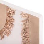 ΠΙΝΑΚΑΣ ΟΡΘΟΓΩΝΙΟΣ ΣΕΙΡΑ SANTORINI HM4533 MDF ΥΠΟΛΕΥΚΟ-ΚΑΦΕ-ΚΡΟΣΙΑ ΜΠΕΖ 60x4,5(πάχος)x80Υεκ - Image 5