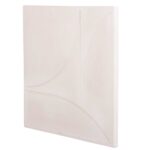 ΠΙΝΑΚΑΣ ΤΕΤΡΑΓΩΝΟΣ ΣΕΙΡΑ SANTORINI HM4507 MDF ΣΕ ΥΠΟΛΕΥΚΟ ΧΡΩΜΑ 80x4(πάχος)x80Υεκ. - Image 3