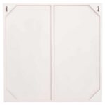 ΠΙΝΑΚΑΣ ΤΕΤΡΑΓΩΝΟΣ ΣΕΙΡΑ SANTORINI HM4507 MDF ΣΕ ΥΠΟΛΕΥΚΟ ΧΡΩΜΑ 80x4(πάχος)x80Υεκ. - Image 7
