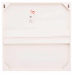 ΠΙΝΑΚΑΣ ΤΕΤΡΑΓΩΝΟΣ ΣΕΙΡΑ SANTORINI HM4516 MDF ΣΕ ΥΠΟΛΕΥΚΟ ΧΡΩΜΑ 80x4,5(πάχος)x80Υεκ. - Image 7