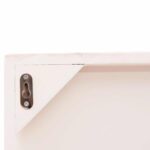 ΠΙΝΑΚΑΣ ΤΕΤΡΑΓΩΝΟΣ ΣΕΙΡΑ SANTORINI HM4516 MDF ΣΕ ΥΠΟΛΕΥΚΟ ΧΡΩΜΑ 80x4,5(πάχος)x80Υεκ. - Image 8