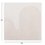 ΠΙΝΑΚΑΣ ΤΕΤΡΑΓΩΝΟΣ ΣΕΙΡΑ SANTORINI HM4517 MDF ΣΕ ΥΠΟΛΕΥΚΟ ΧΡΩΜΑ 80x4,5(πάχος)x80Υεκ. - Image 2
