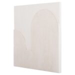 ΠΙΝΑΚΑΣ ΤΕΤΡΑΓΩΝΟΣ ΣΕΙΡΑ SANTORINI HM4517 MDF ΣΕ ΥΠΟΛΕΥΚΟ ΧΡΩΜΑ 80x4,5(πάχος)x80Υεκ. - Image 4