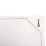 ΠΙΝΑΚΑΣ ΤΕΤΡΑΓΩΝΟΣ ΣΕΙΡΑ SANTORINI HM4519 MDF ΣΕ ΥΠΟΛΕΥΚΟ-ΚΑΦΕ ΧΡΩΜΑ 80x4(πάχος)x80Υεκ. - Image 7